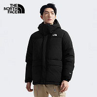 THE NORTH FACE 北面 羽絨服700蓬鵝絨填充戶外保暖防潑水處理耐久防風(fēng)男秋季81SF JK3/黑色 L175/100