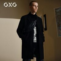 GXG 男士長款毛呢加厚大衣 GY126785G