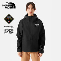 THE NORTH FACE 北面 GORETEX沖鋒衣女戶外防水單層夾克87U6 黑色/JK3 XXL