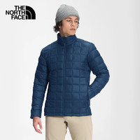 THE NORTH FACE 北面 棉服男戶外防風(fēng)保暖立領(lǐng)夾棉外套5GLL 藍(lán)色/HDC L
