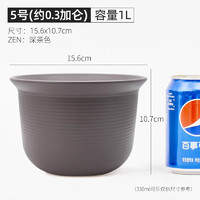 愛麗思 日本陽臺落地圓形中等多肉花盆塑料愛麗絲盆景小花盆