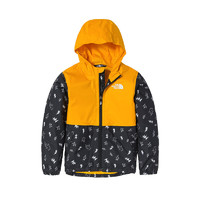 THE NORTH FACE 北面 童裝小童沖鋒衣|53D6 5K6/黑色/黃色 5T