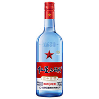 紅星 二鍋頭酒 綿柔8純糧 藍(lán)瓶 53%vol 清香型白酒 750ml 單瓶裝