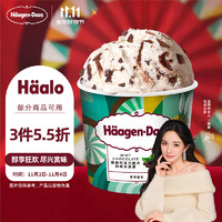 哈根達斯 H?agen·Dazs Haagen-Dazs）薄荷巧克力脆皮脆片風味冰淇淋100ml