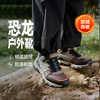 斯凱奇 男中大童中幫雪地靴