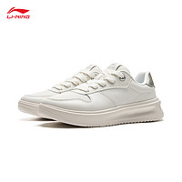 李寧 LI-NING 云霄丨板鞋女鞋2025春季新款減震回彈經(jīng)典百搭小白鞋