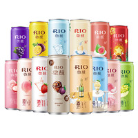 RIO 洋酒 預(yù)調(diào) 雞尾酒 果酒 微醺小美好 330ml*14罐 （口味隨機(jī)發(fā)貨）