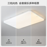 歐普照明 吸頂燈客廳大燈可調(diào)光LED照明燈具燈飾凝月 呵護光