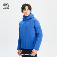 KOLON SPORT 可隆大鵝絨服男款戶外防風(fēng)鵝絨夾克防潑水保暖羽絨服 LHDJ4SN199-BU 藍(lán)色 180/XL