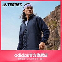 adidas 阿迪達(dá)斯 TERREX男裝秋冬戶外抓絨立領(lǐng)夾克外套