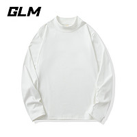 GLM 德絨打底衫男女秋冬季雙面搖粒絨半高領(lǐng)長(zhǎng)袖t恤內(nèi)搭
