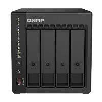 威聯(lián)通 TS-466C 四盤(pán)位NAS（奔騰N6005、8GB）