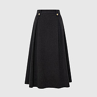 JOSEPH ABBOUD 呢感淑女氣質(zhì)通勤高腰西裝A字裙