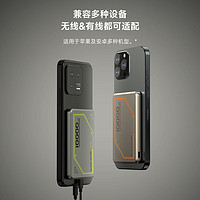 黑鯊 蘋果磁吸無(wú)線充電寶超薄MagSafe外接電池10000毫安時(shí)20W快充移動(dòng)電源適用iPhone15Pro小米可上飛機(jī) 鈦黑色|10000mAh|合金材質(zhì)