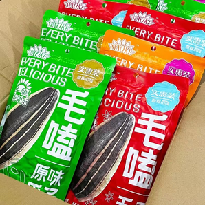 洽洽毛嗑瓜子400克大袋五香原香焦糖堅果零食獨(dú)特香脆葵花籽好吃