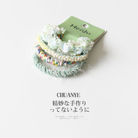 川野 CHUANYE 麻繩發(fā)繩 1#綠色 SSS5