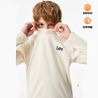 Lee 中大童純色雙面絨打底衫