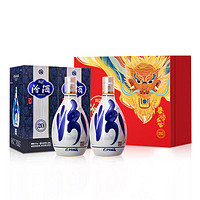 汾酒 青花20 清香型白酒 53度 500mL 2瓶 鴻運禮盒·年貨好禮