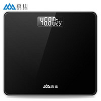 香山 體重秤 電子秤人體秤稱重計家用電子稱精準(zhǔn)宿舍男女生減肥秤 酷黑-體重秤