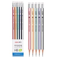 得力 33431 六角桿鉛筆 HB 10支裝