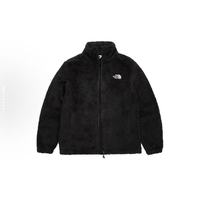 THE NORTH FACE 北面 春季新款 保暖抓絨搖粒絨外套夾克 黑色XS