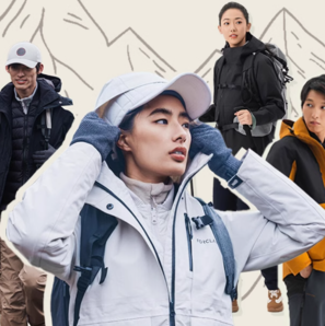 DECATHLON迪卡儂 TRAVEL 500 男子三合一沖鋒衣 塵砂棕 8604980