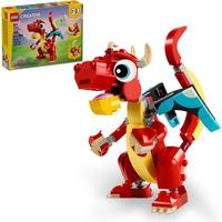 樂高 LEGO 創(chuàng)意百變3合1系列 31145 紅色小飛龍