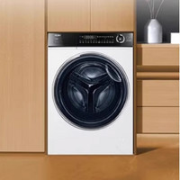 海爾 Haier 云溪纖美376 XQG100-BD14376LWU1 超薄嵌入滾筒洗衣機(jī) 冰雪白 10kg