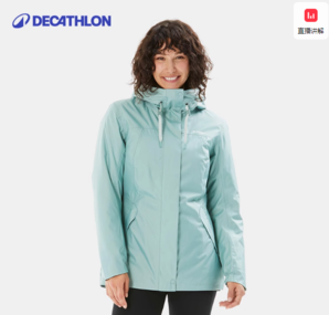 DECATHLON 迪卡儂 女款防風(fēng)防水運(yùn)動(dòng)棉服 8640296