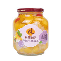 林家鋪子 黃桃椰果雙拼什錦罐頭 1kg