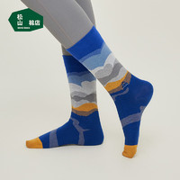 松山棉店 情侶款 國(guó)風(fēng)潮流 中筒襪