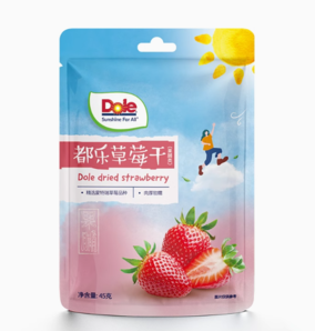 Dole 蘋果肉肉+黃桃+草莓+紅杏果+香蕉片口味任選45g
