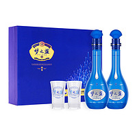 洋河 藍(lán)色經(jīng)典夢(mèng)之藍(lán)M6禮盒45度500ml*2瓶禮盒裝正品高檔送禮白酒