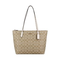 COACH 蔻馳 拉鏈托特包單肩包購物袋媽咪包4455奢侈品女包