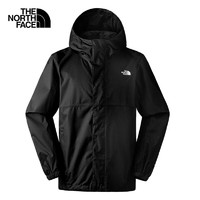 THE NORTH FACE 北面 25春夏新款北面沖鋒衣男戶外防風(fēng)防水透汽單層沖鋒衣夾克外套8AUN JK3/黑色/25春夏新色 L