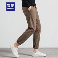 羅蒙 斷碼清倉！ 毛呢休閑褲彈力版  咖色 4XL
