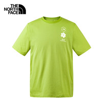 THE NORTH FACE 北面 短袖T恤情侶款舒適透氣戶外夏季  8CSS 綠色/PIZ XL