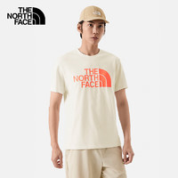 20點！THE NORTH FACE 北面 短袖T恤男戶外速干柔軟透氣短袖88GY 沙丘白/QLI M