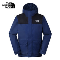 THE NORTH FACE 北面 沖鋒衣男戶外防水單層硬殼夾克8AUK 藍色/F1T XL