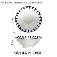 甄臻 plus專享：創(chuàng)意色彩沙拉碗湯碗大碗面碗 8英寸2個