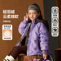 ASK junior 女童無膽防絨連帽羽絨服