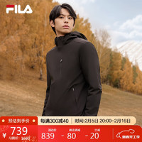 FILA 官方輕薄外套男2024秋冬季簡(jiǎn)約商務(wù)休閑男裝
