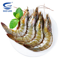 國(guó)聯(lián) 國(guó)產(chǎn)鹽凍白蝦 凈重1.5kg 73-90只 盒裝活凍