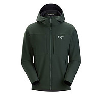 ARC'TERYX 始祖鳥 ARC’TERYX）沖鋒衣Gamma Mx HOODY防寒防風保暖軟殼連帽夾克 24114-針葉綠conifer XS