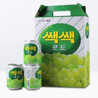 LOTTE 葡萄汁果肉飲料238ml*12罐