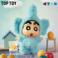 TOPTOY 蠟筆小新?lián)Q裝派對搪膠毛絨盲盒公仔