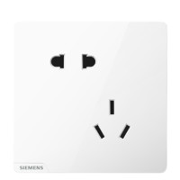 西門子 SIEMENS 皓彩系列 5UB2618-3NC01 斜五孔插座 雅白