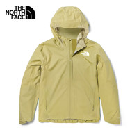 THE NORTH FACE 北面 防風(fēng)夾克男戶外防風(fēng)單層連帽外套89ZN 卡其色/LK5 L L/175