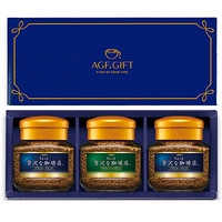 AGF 凍干速溶黑咖啡禮盒裝 無蔗糖美式咖啡 奢華咖啡店40g*3