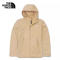 THE NORTH FACE 北面 沖鋒衣男戶外防風(fēng)硬殼單層夾克4UDN 卡其色/LK5 XL